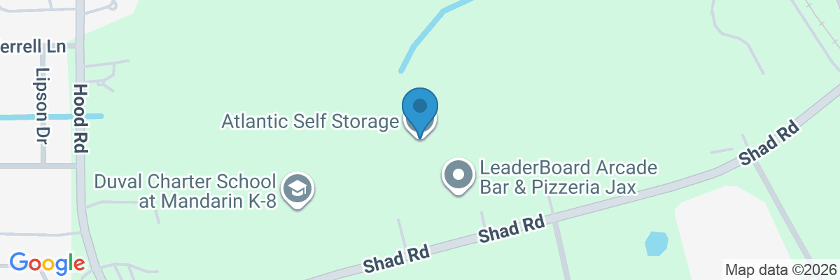 Map showing facility locations