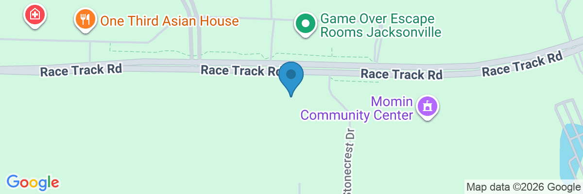 Map showing facility locations