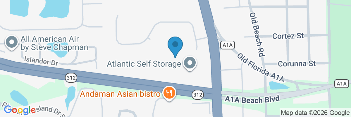 Map showing facility locations