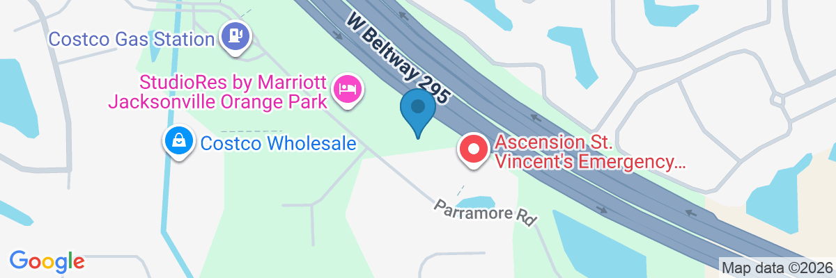 Map showing facility locations