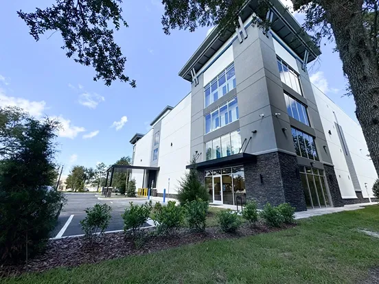 Exterior of Atlantic Self Storage Yellow Bluff facility.