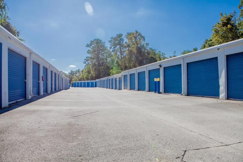 Exterior storage units at Atlantic Self Storage