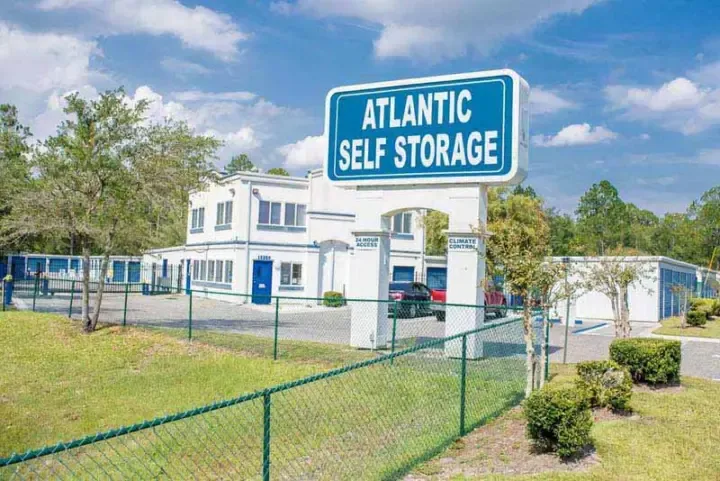 Front entrance of Normandy & 103rd Atlantic Self Storage, in Jacksonville