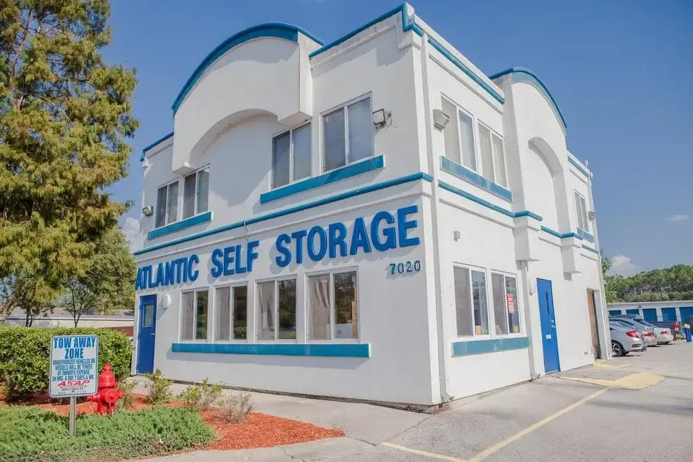 Front entrance at Normandy & 295 Self Storage of Atlantic Self Storage