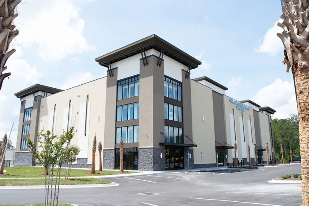 Exterior of Oakleaf Atlantic Self Storage in Jacksonville, Florida