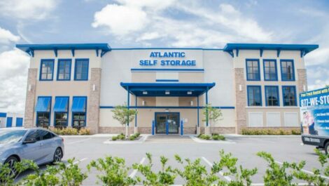 Building exterior at Atlantic Self Storage facility in Atlantic Beach, FL