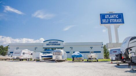 RV and Boat Parking at Collins Self Storage Facility of Atlantic Self Storage