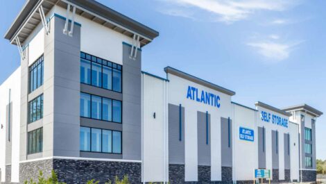Exterior of the Gran Bay Self Storage Facility of Atlantic Self Storage