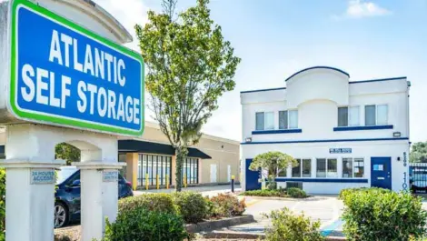 Office exterior and location sign at Ft. Caroline Self Storage
