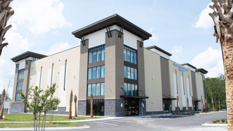 Exterior of Oakleaf Atlantic Self Storage in Jacksonville, Florida
